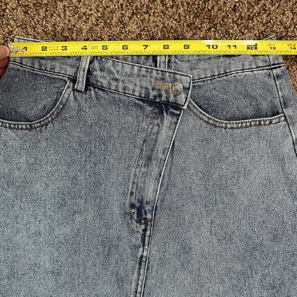 Avenue Zoe Jaymes Denim Maxi Skirt Size Medium - Picture 10 of 13